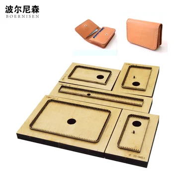 

SMVAUON Japanese steel knife card bag DIY can customize pattern leather cutting mold laser wood mold wallet bank card bag