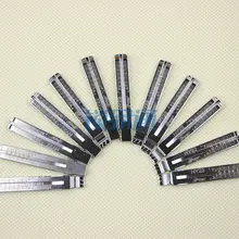 10 шт./лот оригинальная Выгравированная линия ключ для 2 в 1 LiShi 35 тип масштаб стрижка зубов Заготовка ключа замка зажигания автомобиля слесарные инструменты поставки