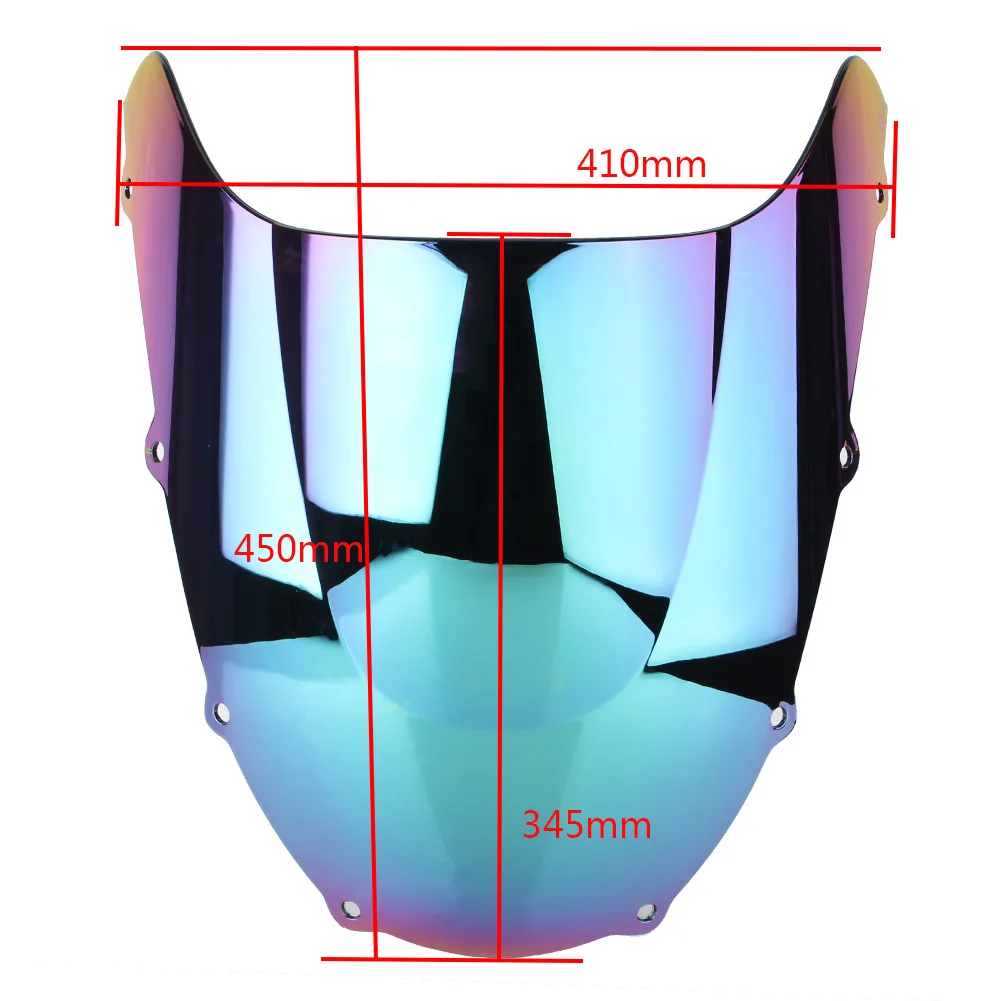 Лобовое стекло мотоцикла ветровое стекло Double Bubble для Kawasaki NINJA ZX9R ZX-9R 1998 1999