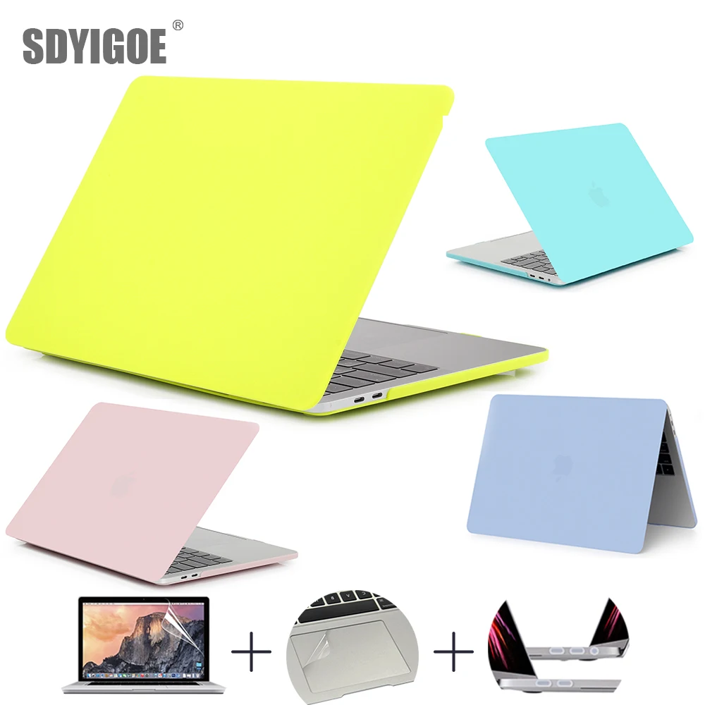 

Marble protective shell Case For MacBook 11Air 13Pro Retina for Apple macbook New Pro with Touch Bar 13 15 inch Color case