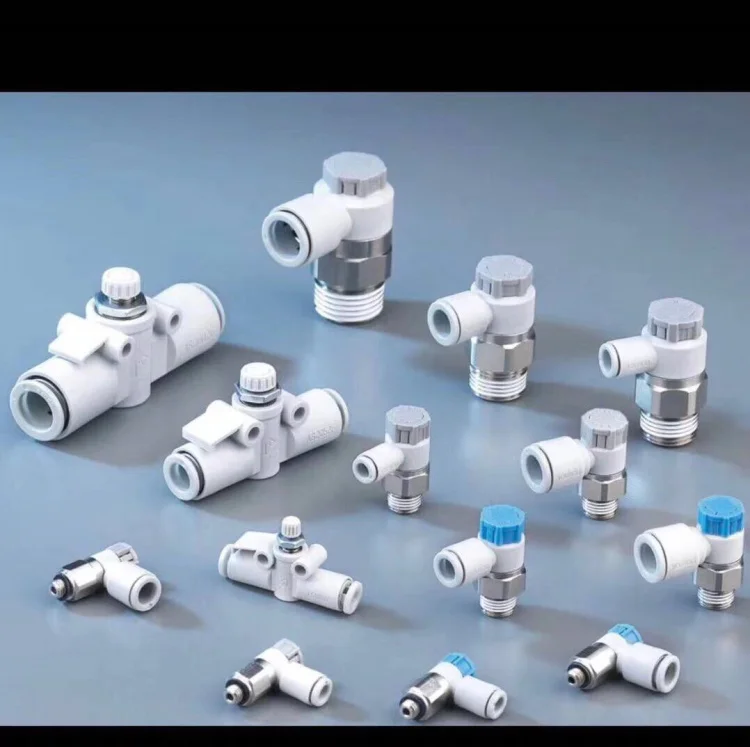 

AS3002F-06 AS3002F-08 AS3002F-10 AS3002F-12 AS4002F-10 AS4002F-12 Pneumatic components SMC Speed regulating joint fittings