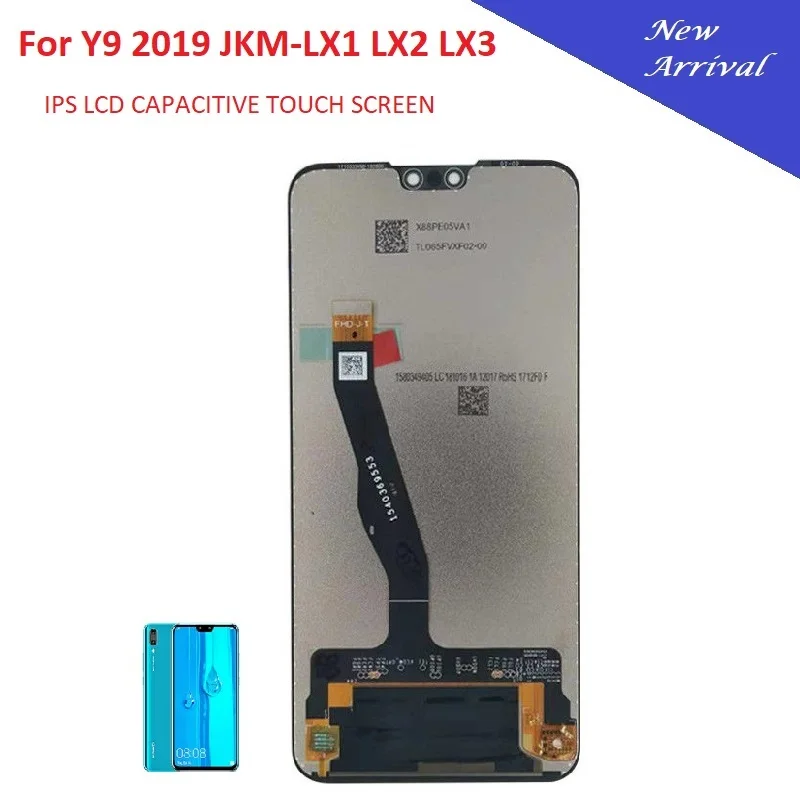 ЖК дисплей 6 5 дюйма для Huawei Y9 2019 запчасти на мобильный телефон с сенсорной панелью
