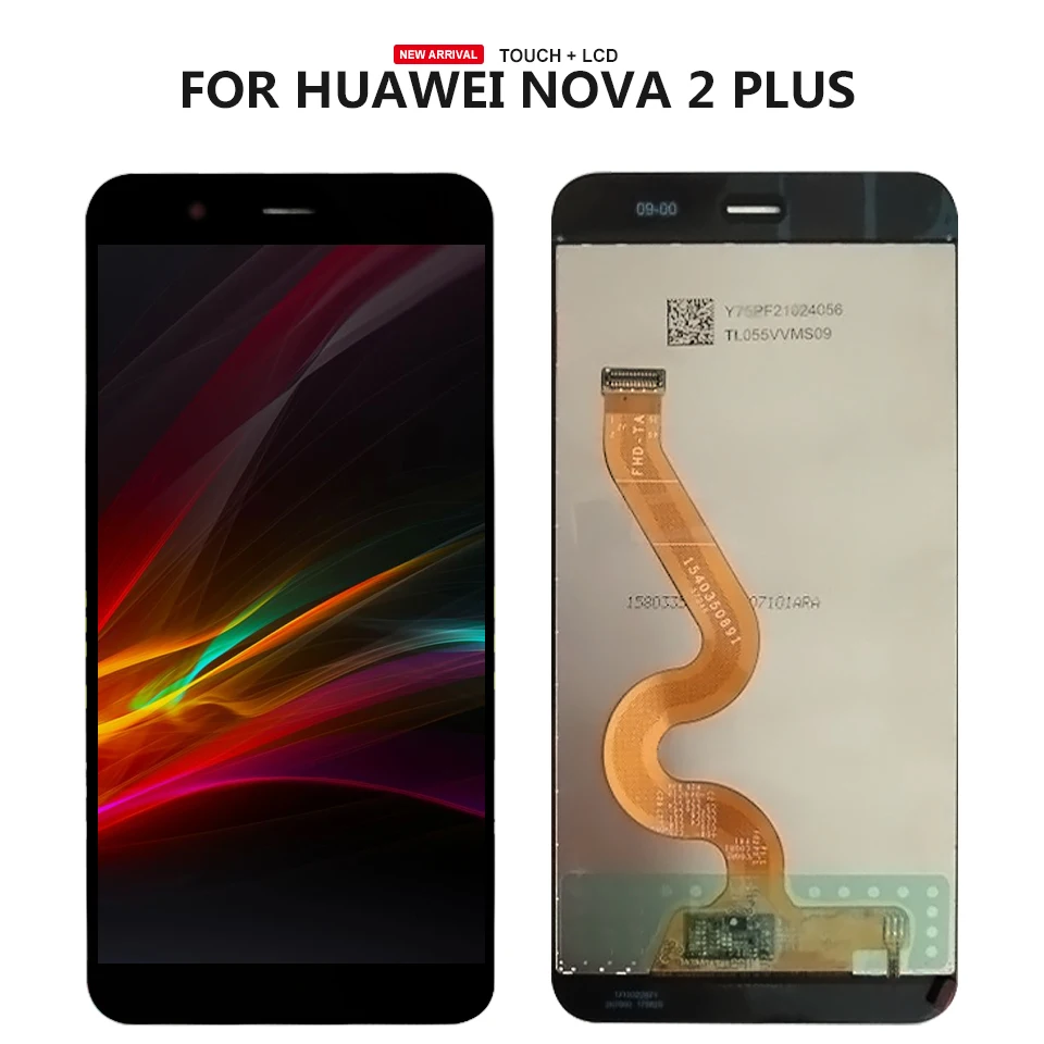Для Huawei Nova 2 плюс ЖК дисплей сенсорный экран с цифровым преобразователем в сборе