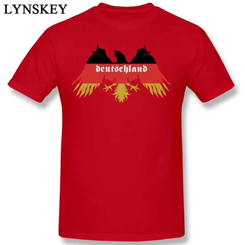 Designer Design Tops T Shirt for Men 100% Cotton Fabric Summer Fall Crewneck T-shirts Casual Sweatshirts Deutschland Flag Colors of Germany red