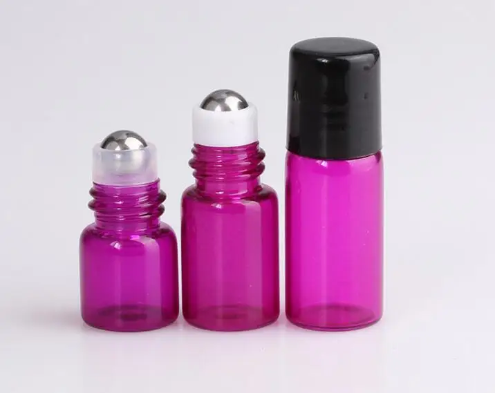 100pcs-lot-1ml-2ml-3ml-Glass-Aromatherapy-Essential-Oil-Bottle-Refillable-Roller-Roll-on-Vials-with (2)