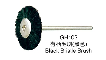 

Free shipping Black polishing cleaning burnishing engraving bristle brush100pcs/pack jewelry making rotary tools and accessories