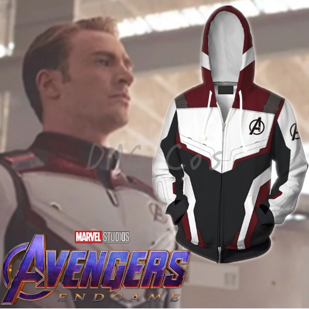 Толстовка на молнии с капюшоном Quantum Realm толстовка супергерой куртка большого