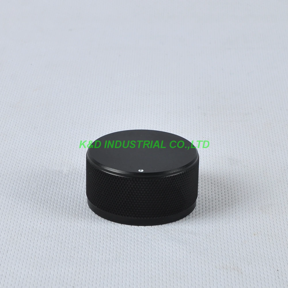 

1pc Black Aluminum Vintage Control Reticulate Knob for Guitar Amplifer Audio