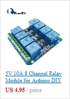 8 канальный 5 В DC релейный модуль твердотельный высокого уровня SSR AVR DSP для Arduino