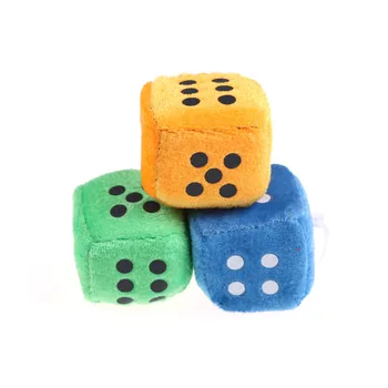 

2pcs Dice Cloth Doll Pillow Plush Toys Children's Activities Fun Games Props Children Birthday Christmas Gift Hot Sale