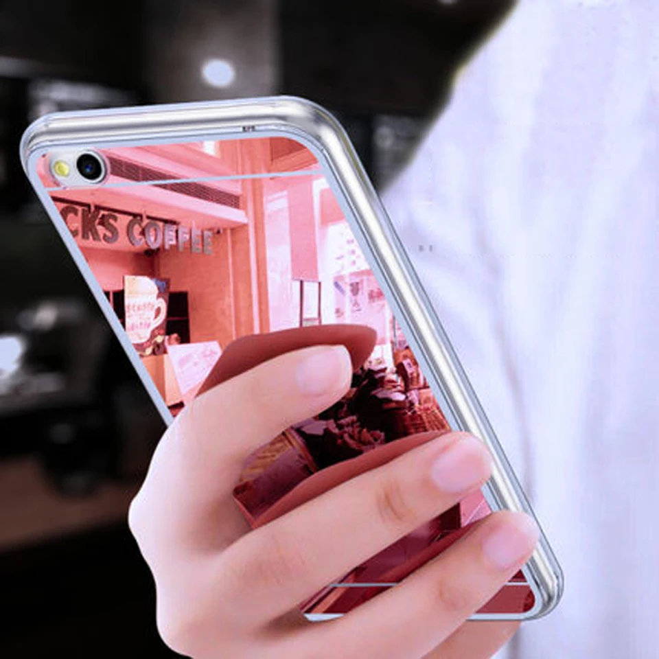 Glitter Mirror PC + TPU Case For XiaoMi RedMi 4A Note 4X 5 Plus Pro 5A Mi 5s 5X 6X A1 A2 6 LG G3 G4 G5 G6 V10 V20 V30 Soft Cover |