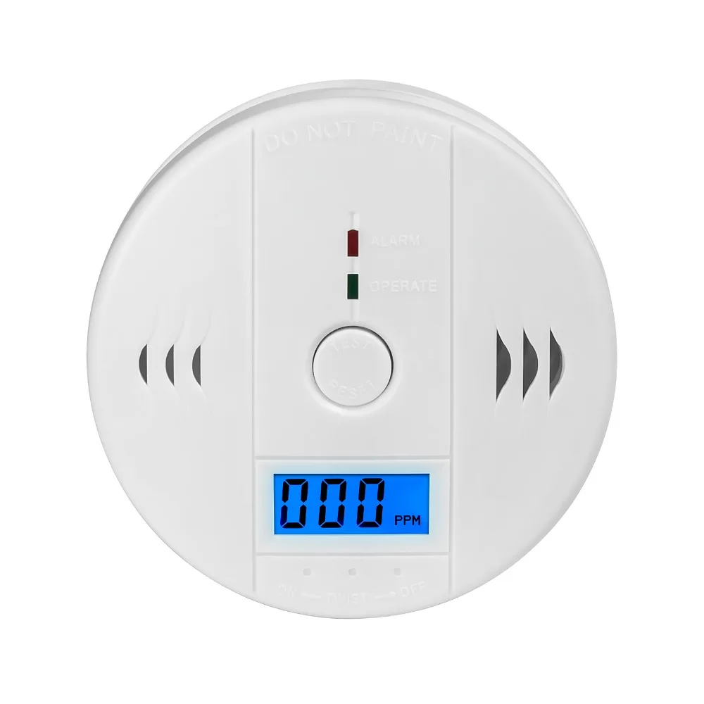 

Saful High Sensitive CO Gas Sensor Alarm Carbon Monoxide CO gas Detector Tester LCD Digital Back light for Home Security 85dB