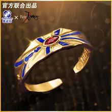 Fate Zero Saber Archer Ring Silver 925 Sterling Cross Jewelry Necklace Anime Role Emiya Kiritsugu Figure Model