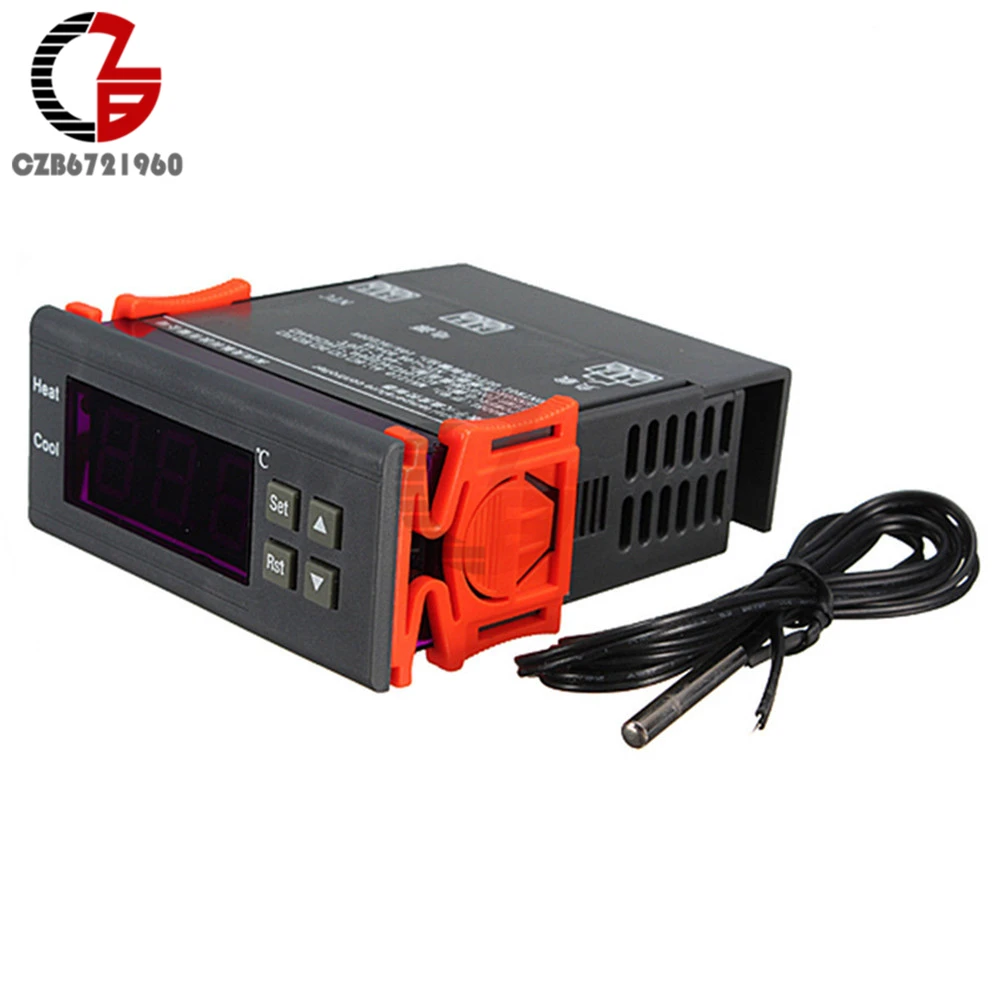 

AC/DC 12V STC-1000 Digital Thermostat Temperature Controller Thermostat Incubator Thermoregulator Thermometer Thermal Control