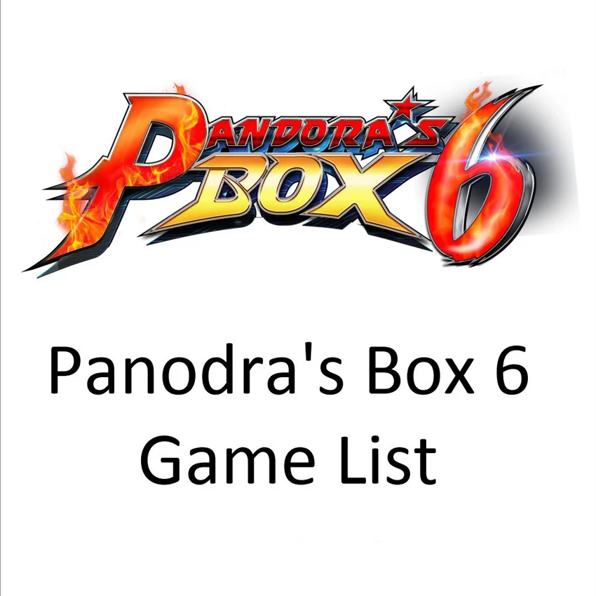 pandora box 6 game list