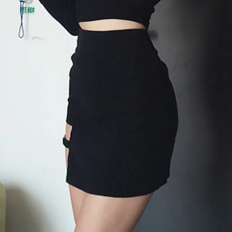 Сексуальные мини юбки для женщин Асимметричные черные с высокой талией дизайнерские индивидуальные вечерние женские юбки