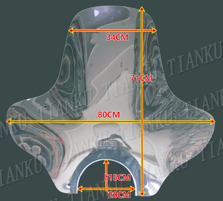 Лобовое стекло мотоцикла для Honda Shadow Spirit Sabre Aero ACE Steed VLX 400 600 1100 DLX VTX1300 1800 Magna VF|windshield