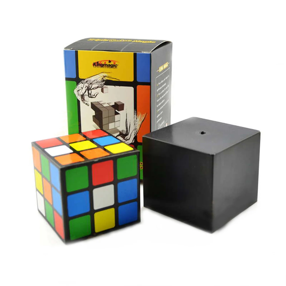 

Triple Cube Magic, Magic Cube Close Up Magic Tricks, 2pcs/lot, for Magic Prop Wholesale, Stage Magic Free shipping