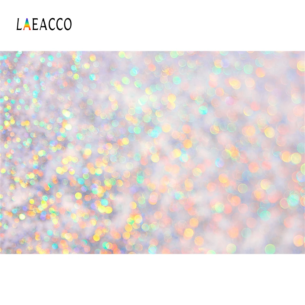 

Laeacco Silive Light Bokeh Anchor Glitters Dreamy Baby Photography Background Customized Photographic Backdrops For Photo Studio