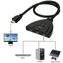 Новая мода высокого качества 3 порта HDMI 1,3 1080 P HDMI переключатель сплиттеры кабель для HDTV DVD Xbox 360