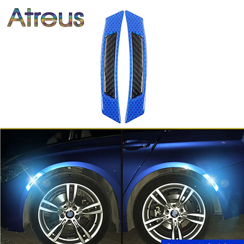 

Car Wheel Eyebrow Door Side Reflective Protective Stickers For Subaru Impreza XV Hyundai Solaris tucson I30 creta Kia Rio 3 Ceed