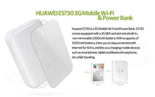 HUAWEI E5730s Mew King 3G Portable Wireless Wifi Router Fixed Line Dual Access Hotspot Wi Fi Repeater 5200 mAh Power Bank Supply
