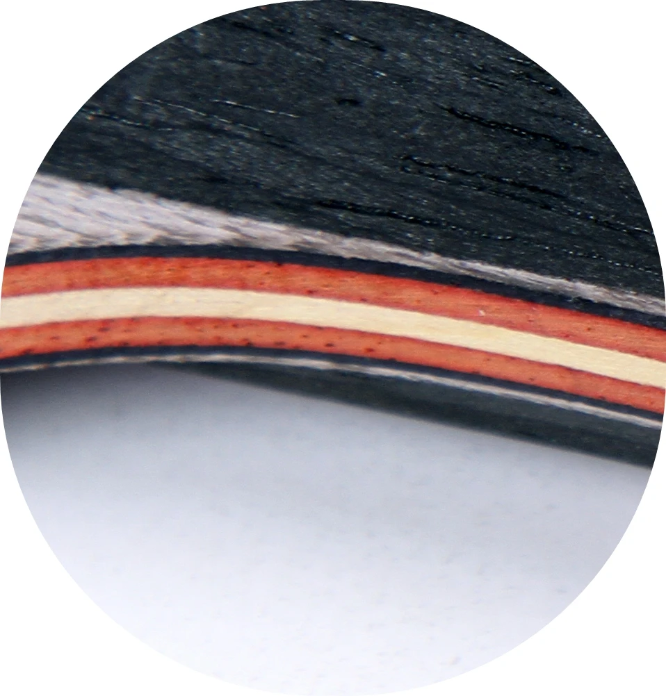 Lemuria WRB 7,6 углеродное волокно ракетка для настольного тенниса с толщиной 2,2 мм высокоэластичная губка прыщи из резины лучшая ракетка для пинг-понга