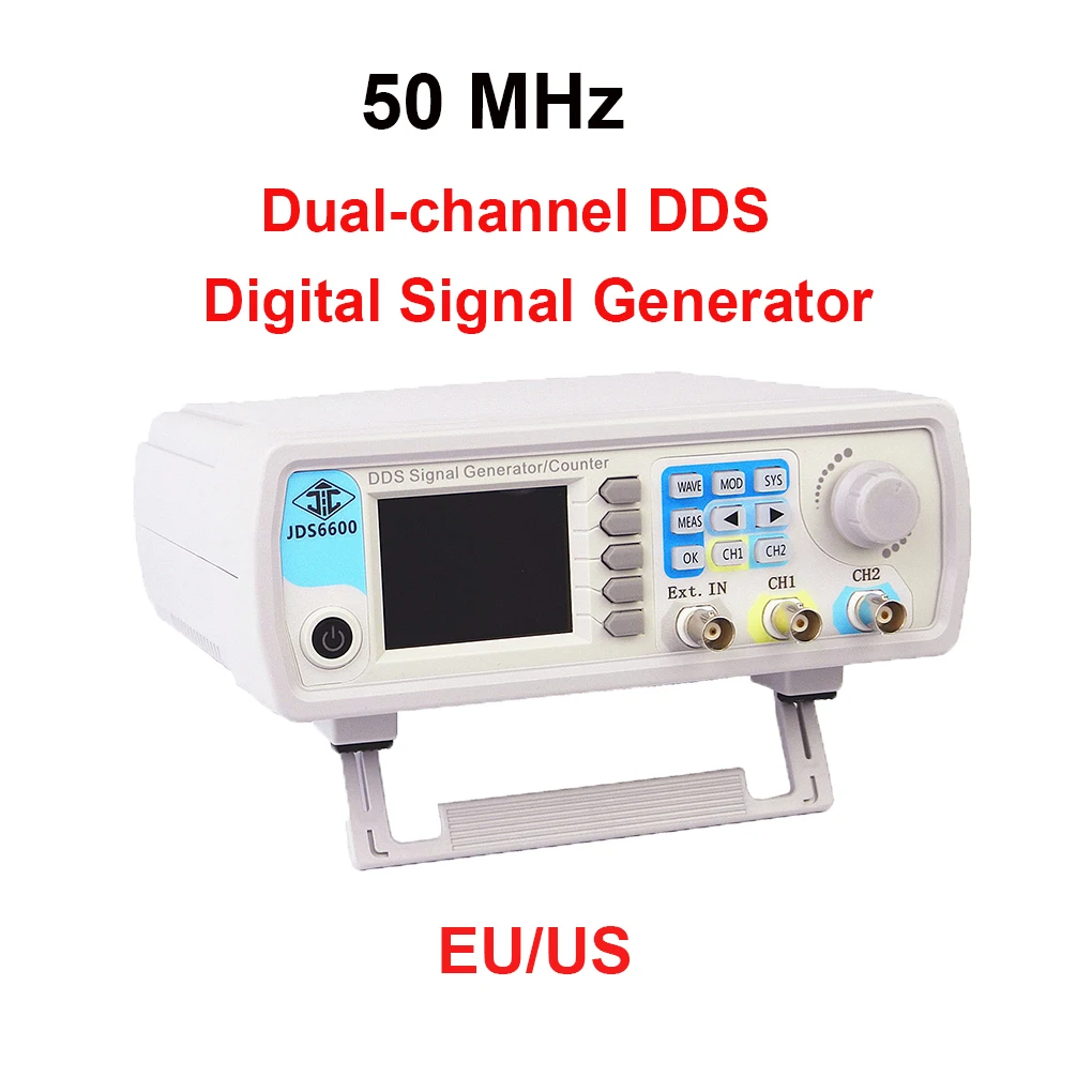 

50MHZ Digital Control Dual-channel DDS Function Signal Generator Arbitrary Waveform Pulse frequency meter
