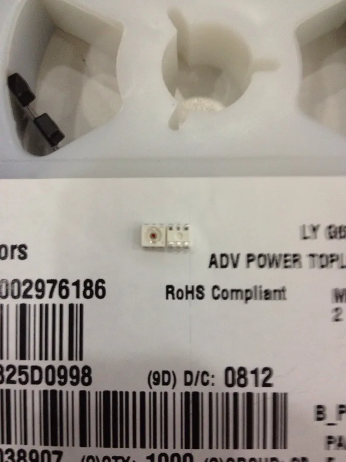 Бесплатная доставка 50 шт. LY G6SP 3528 SMD Желтый LYG6SP PLCC6 мощность 0 5 Вт 6 футовый желтый