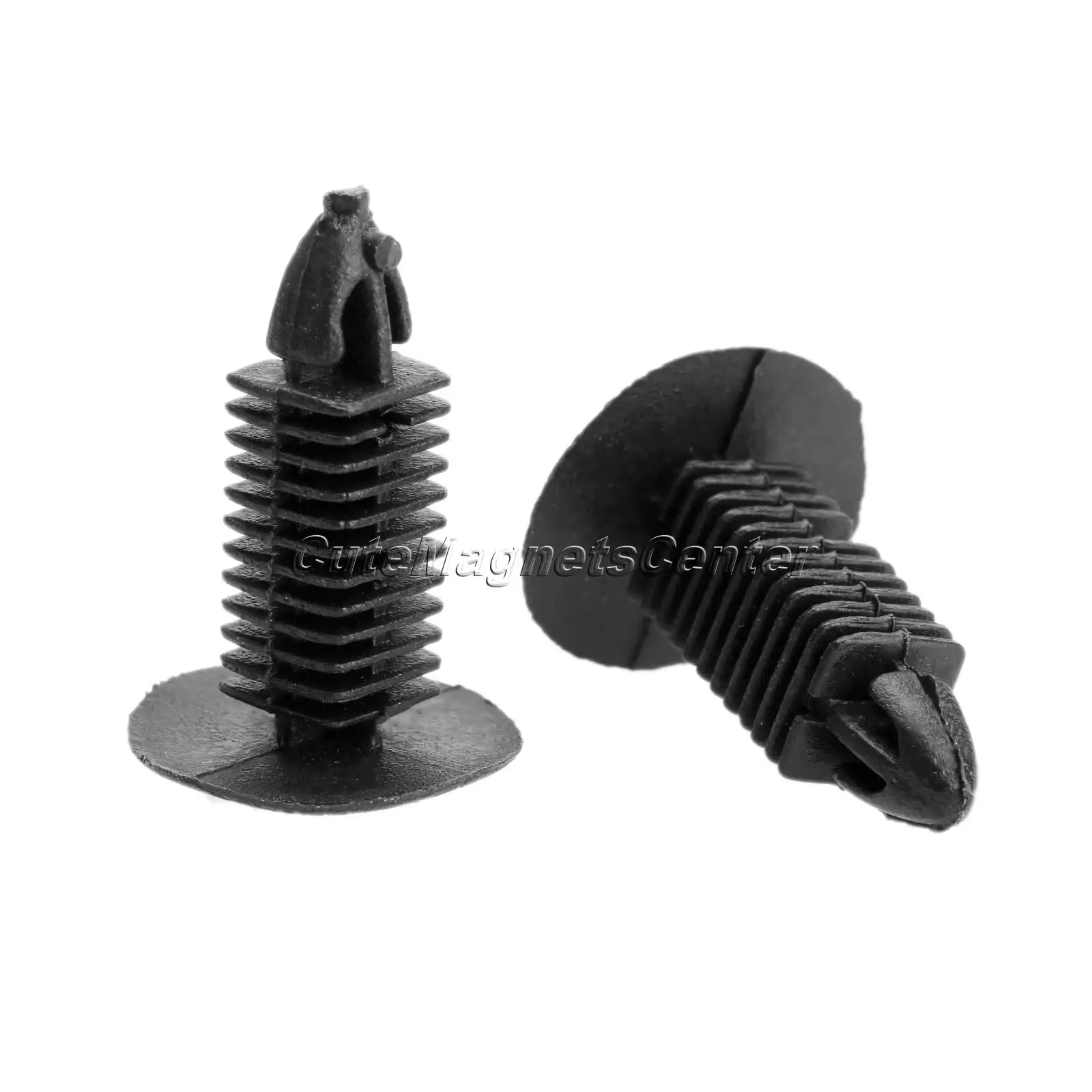 50Ps 8mm Hole Plastic Auto Fastener Clips Bumper Retainer Fender Door