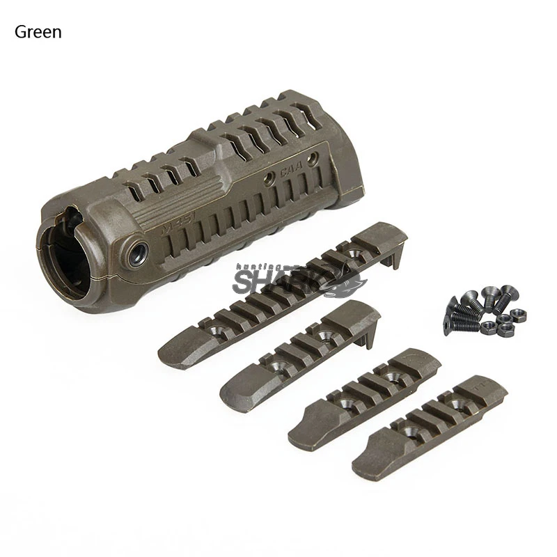 Тактический Черный загар зеленый M4S1 рука Guard Handguard для AR Carbine M16 AR15 HS22-0174