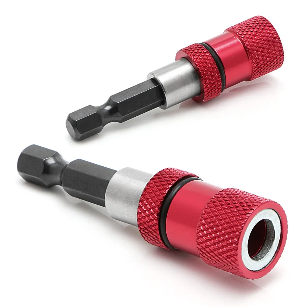 

1/4 Hex Shank Drill Magnetic Screwdriver Bit 60mm Adjustable Extension Bar Hand Tools