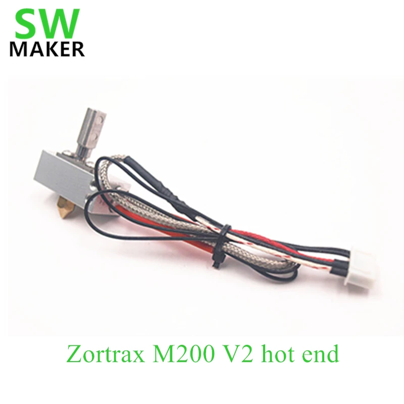 Zortrax M200 V2 hot end With cartridge heater+thermocouple sensor