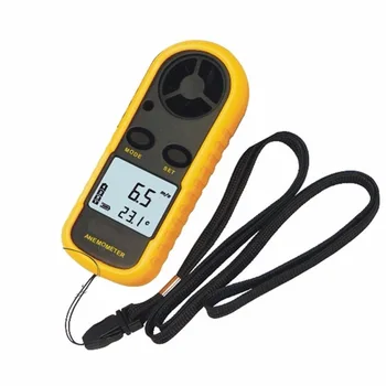 

Mini LCD Wind Speed Gauge Air Velocity Meter Digital Anemometer NTC Thermometer