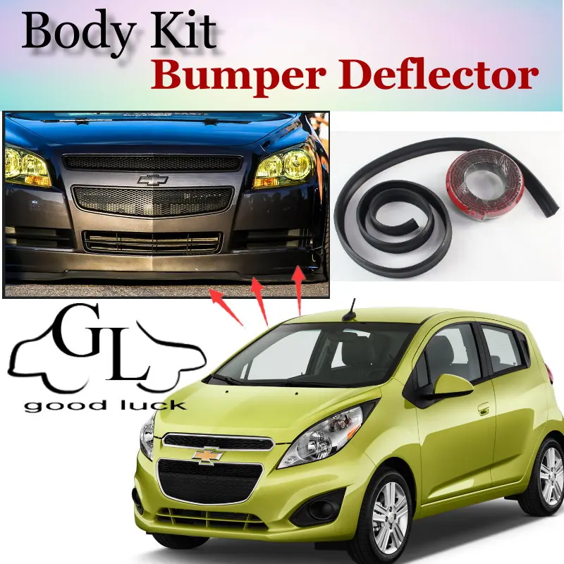 For Chevrolet Spark Bumper Lip Lips / Car Shop Spoiler Tuning TOPGEAR Body Kit + Strip | Автомобили и мотоциклы