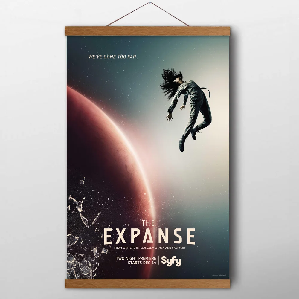 Teak Wood Scrolls Paintings The Expanse Season 1 TV Posters and Prints Canvas Cloth Wall Art For Living Room Decor | Дом и сад