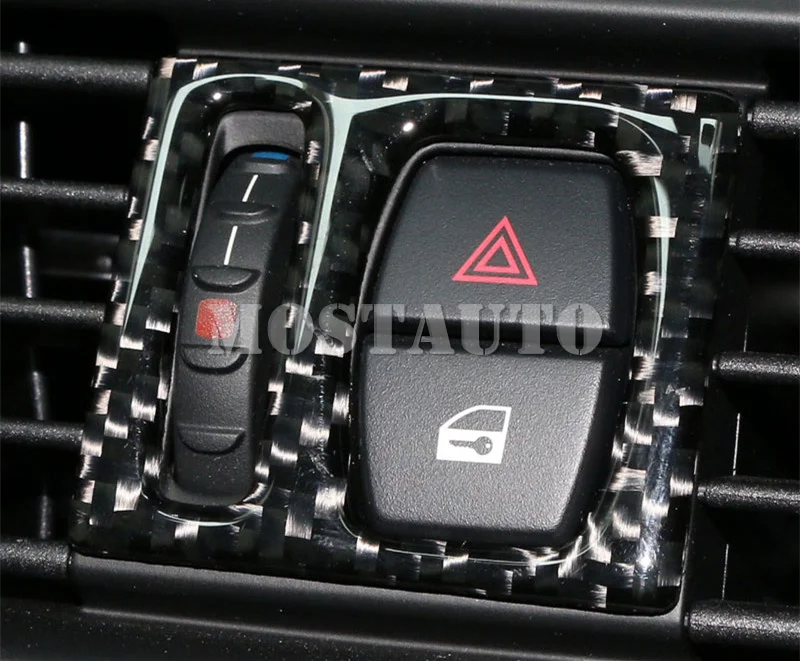 Для BMW 5 серия F10 F11 углеродного волокна центр для ношения в руках или сбоку Крышка для воздуховода 2011- 7 шт
