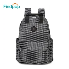 Findpop новый рюкзак женщины школьная сумка-рюкзак Водонепроницаемый Bolsa feminina 2017 повседневные Большой Ёмкость парусина принт рюкзак для ноутбука