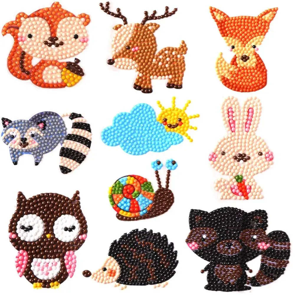 

Di Li 5D Diamond Painting Kits for Kids Diamond Dotz Kits Paint by Numbers Diamond Puzzles Sticker for Pocketbook, Cup, Phone
