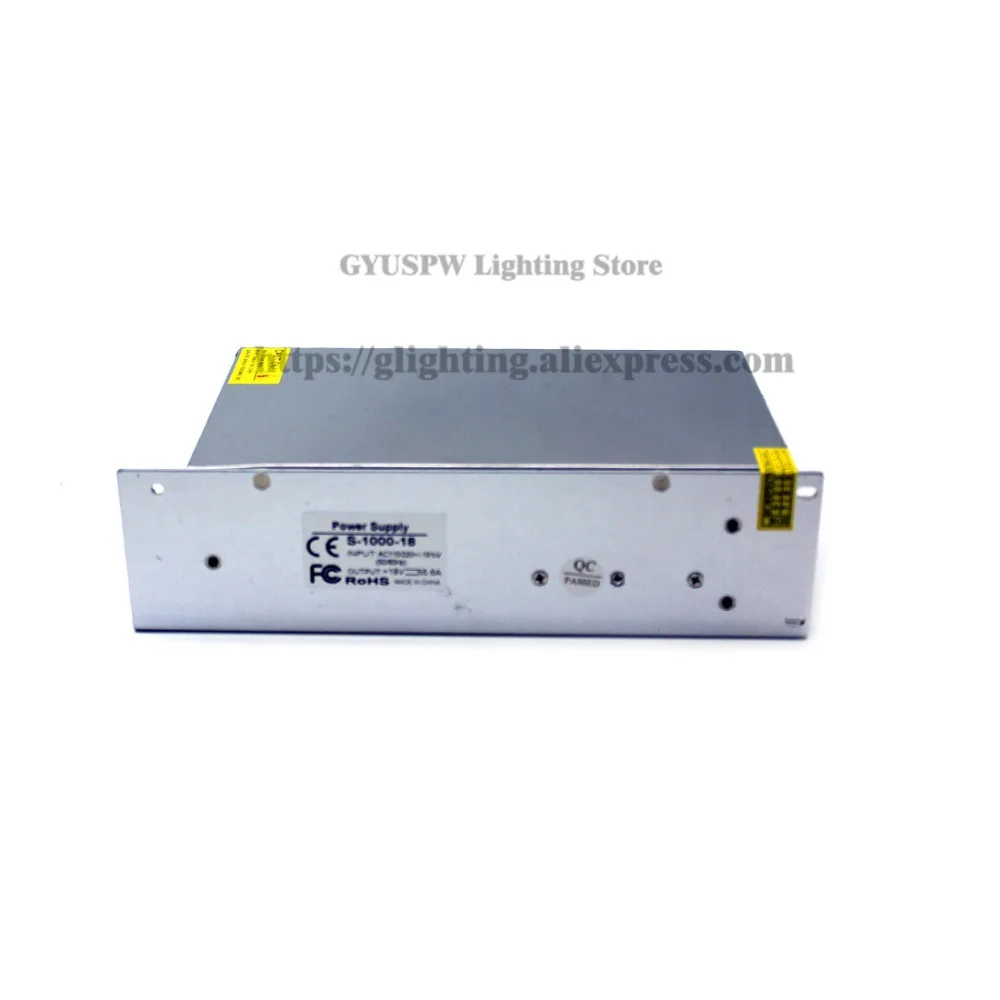 Трансформаторы 110 V 220 V AC DC 18 V 55.6A 1000 W блок питания и коммутации драйвер конвертер адаптер SMPS для светодиодной ленты CNC CCTV