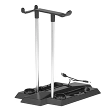 ABHU-для Ps4 Pro Slim Ps Vr Move вертикальный охлаждающий зарядный кронштейн для хранения, держатель гарнитуры Psvr и контроллер Move Charging Sta