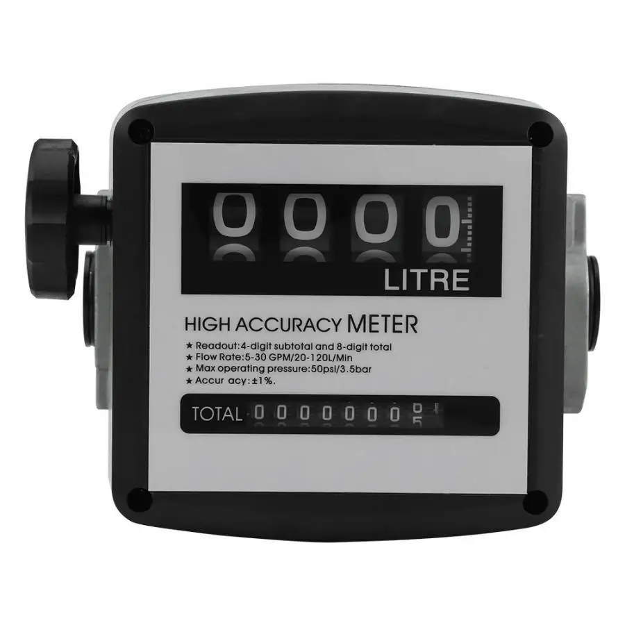 Aramox Round Mechanical Hourmeter Timer Gauge DC 6-80V Mechanical Meter for Car Truck Boat Engine