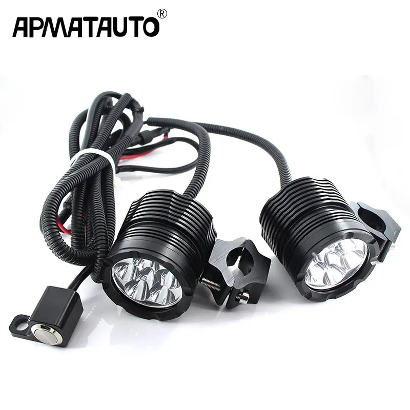 2X Plug&Play Motorcycle Headlights 18000LM 12V FOR XML-T6 chips Moto led Driving Spotlights Motorcycle headlamp spot head lights sitemap 139 xml