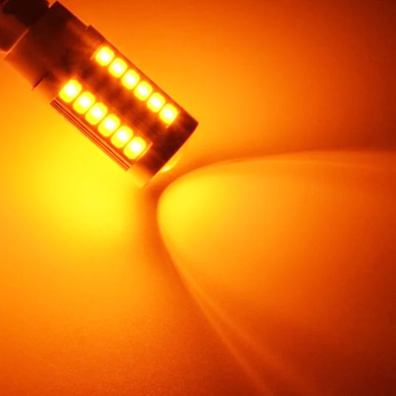 1X T25 3157 светодиодная сигнальная лампа P27W P27/7W Led 3156 для автоматического сигнала