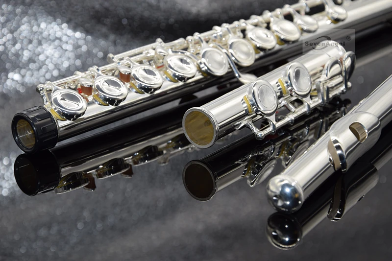 Top Japan Flute 16 Hole with E Key 271 Silver Plated Flute C Key White Copper Flauta Transversal Music Instrumentos