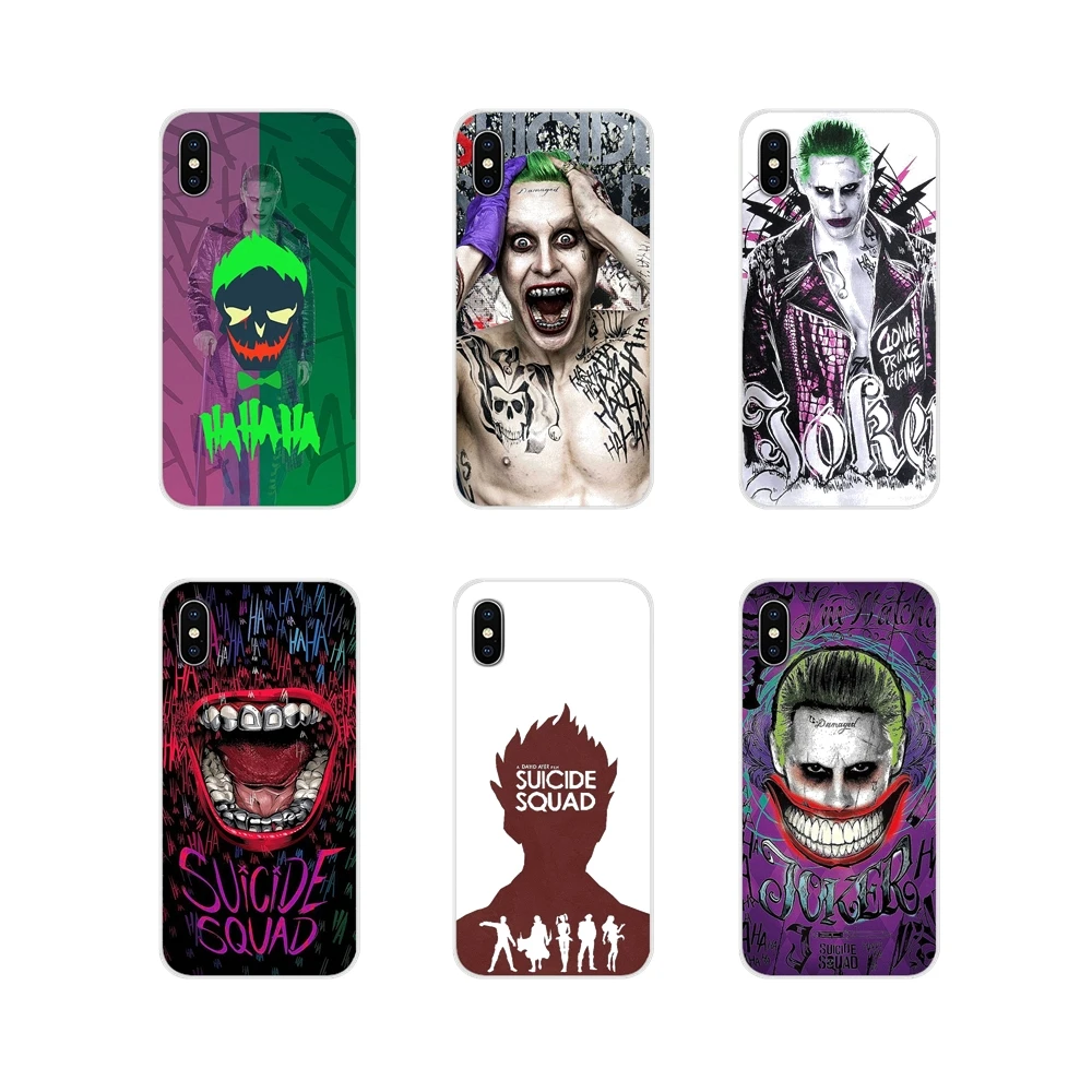 Аксессуары чехлы для телефонов Joker Suicide Squad DC Comics Xiaomi Redmi 4A S2 Note 3 3S 4 4X 5 Plus 6 7 6A Pro Pocophone