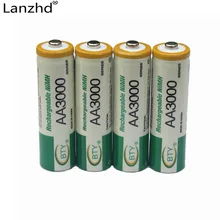4PCS NI-MH Rechargeable Batteries AA 800MAH  battery 1.2V 2A high capacity