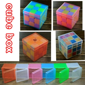 

1 PCS Transparent PP Plastic Protection Box Fox Magic Speed Cube Used For 3X3X3 Puzzle Speed Cube Protection Boxes Plastic Box