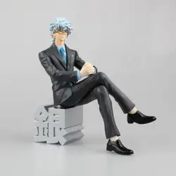 Gintama Саката Gintoki фигурки с костюмом модель игрушки 15 см