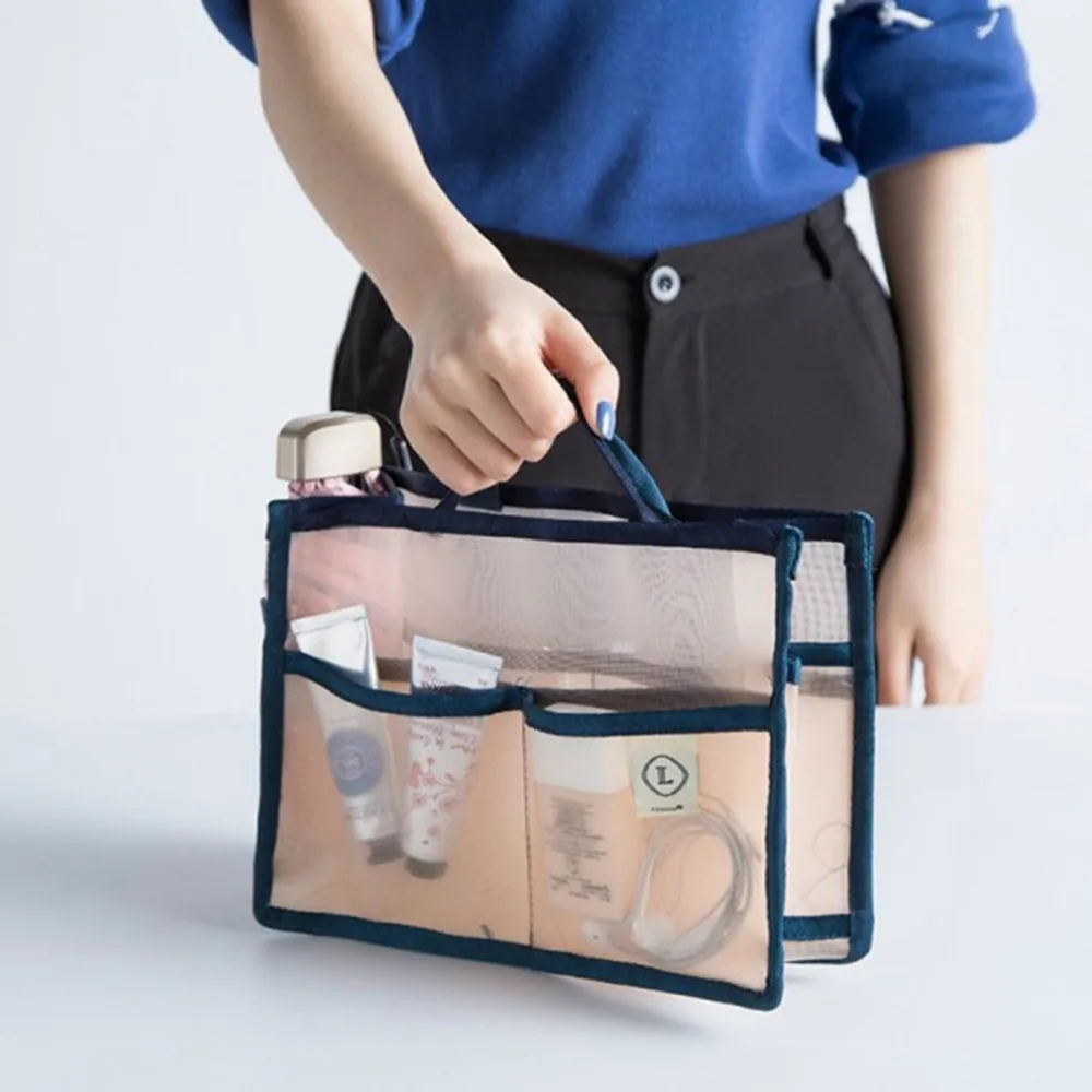 Portable Useful Mesh Breathable Multi Bag Handbag Clutter Pack Inner ...